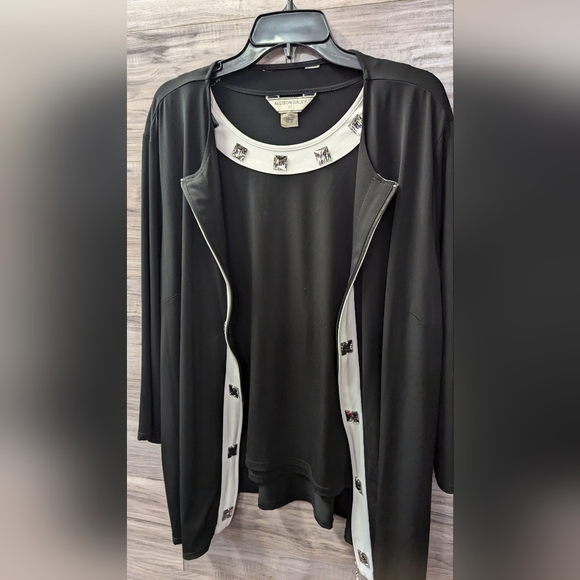 Alison Daley 2pc Top / Tank - Size 1X - Picture 4 of 6